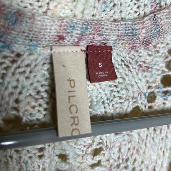Anthropologie PILCRO Pointelle Duster Cardigan Size S - Picture 6 of 14